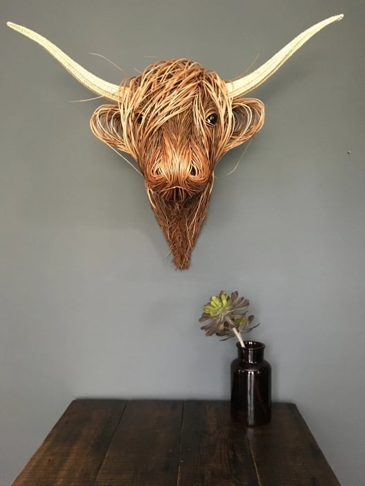 Cow Head Wall Sculpture - Interior Wall Art Decor