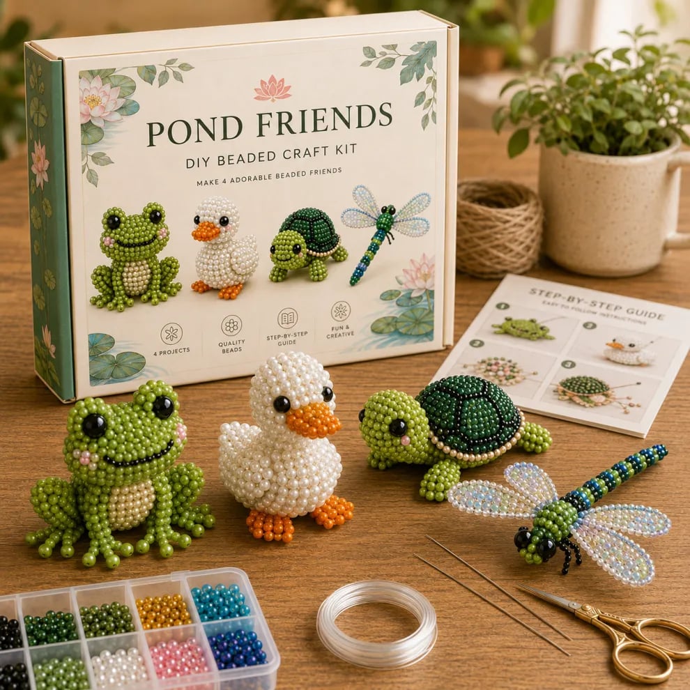 Creative Beading Kit – Make Your Own Cheerful Miniatures