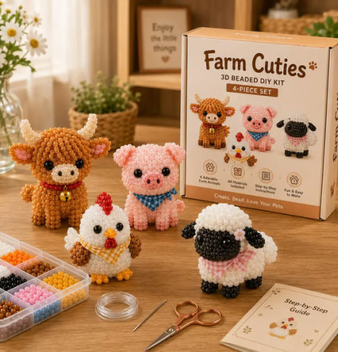 Creative Beading Kit – Make Your Own Cheerful Miniatures