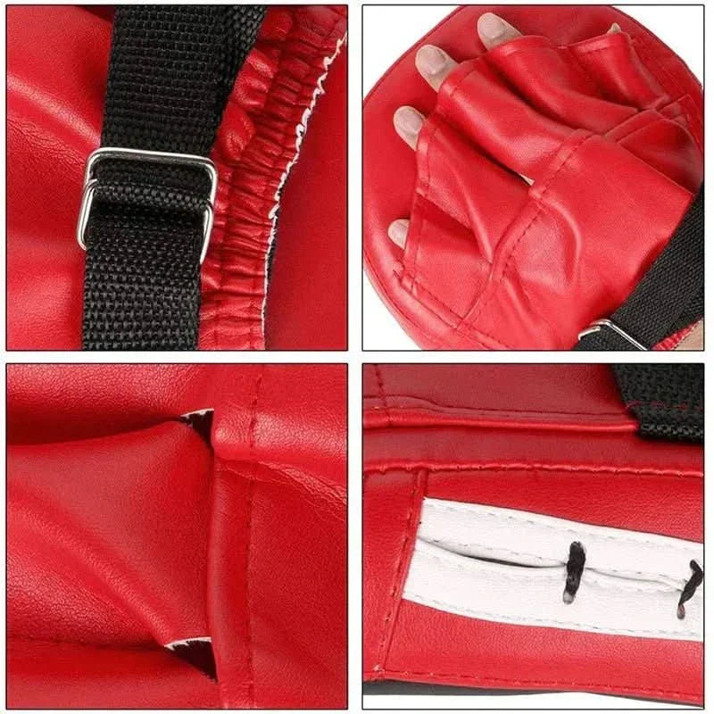 Curved Boxing Focus Mitts with Shock Absorption for Martial Arts and Boxing Training
