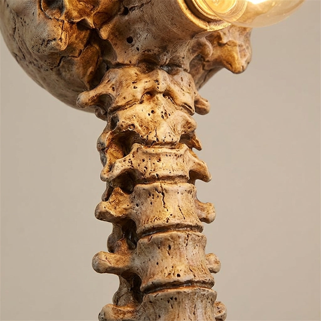 Decorative Skeleton Table Lamp – Nightspine