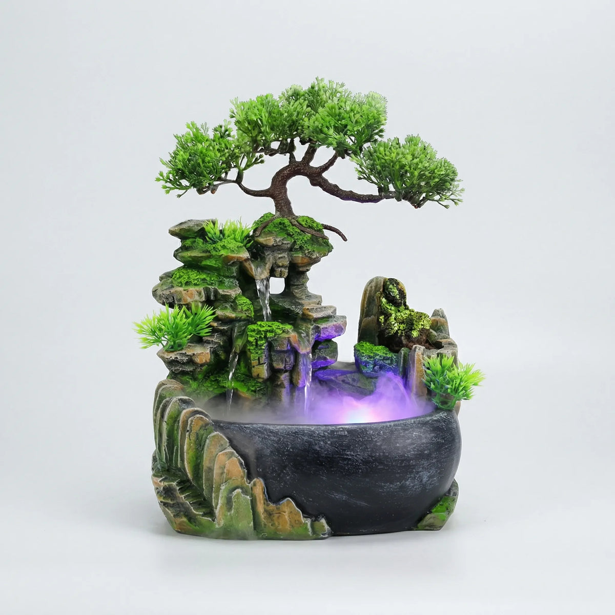 Decorative Tabletop Fountain with Waterfall