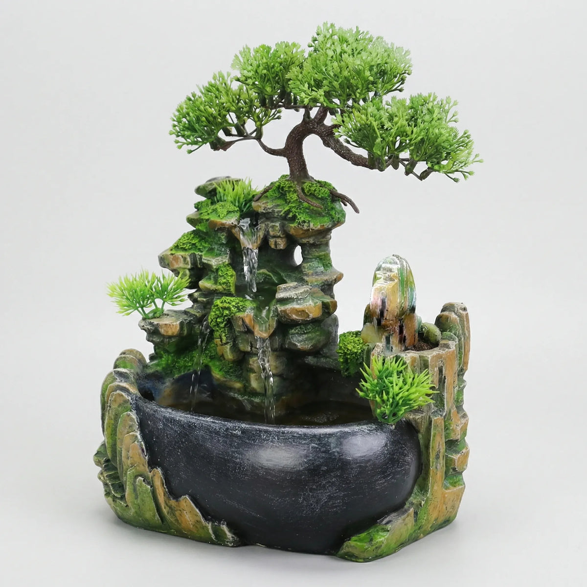 Decorative Tabletop Fountain with Waterfall