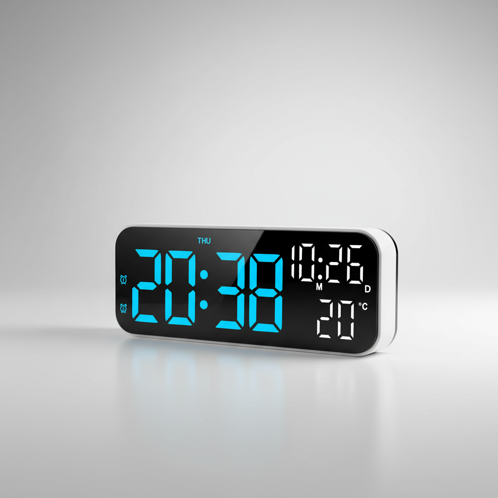 Digital LED Tabletop Clock