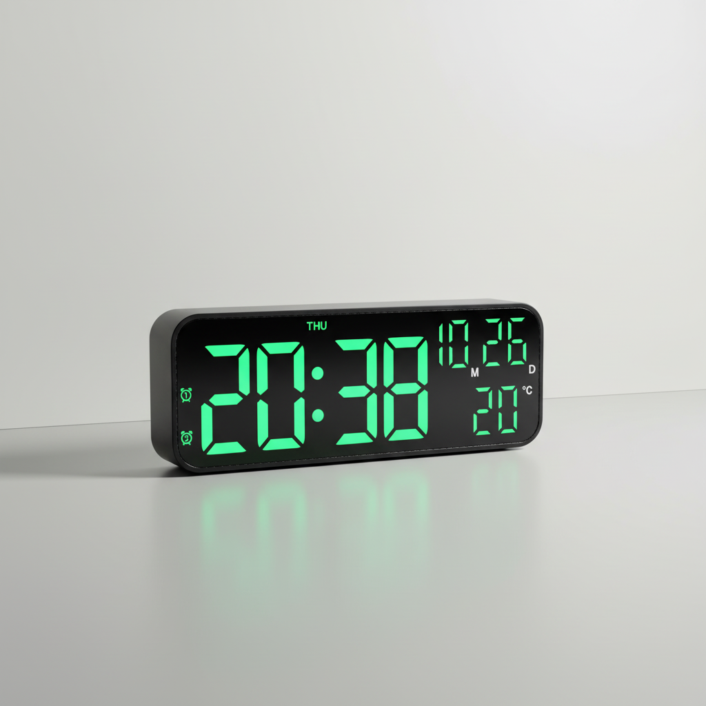Digital LED Tabletop Clock