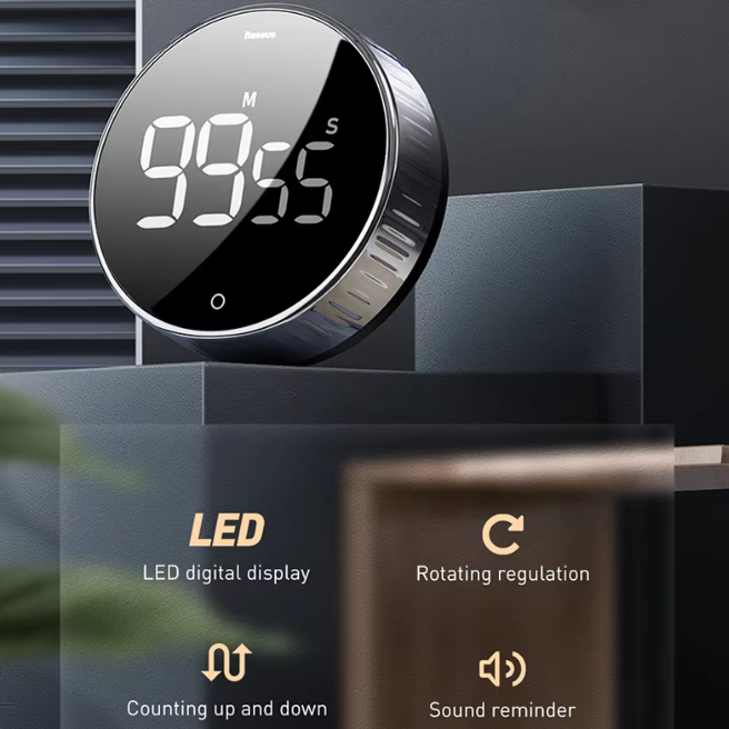 Digital Magnetic Kitchen Timer 99-Minute