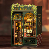 DIY Miniature Owl Bookstore – 3D Wooden Kit with Lighting for Creative Decor