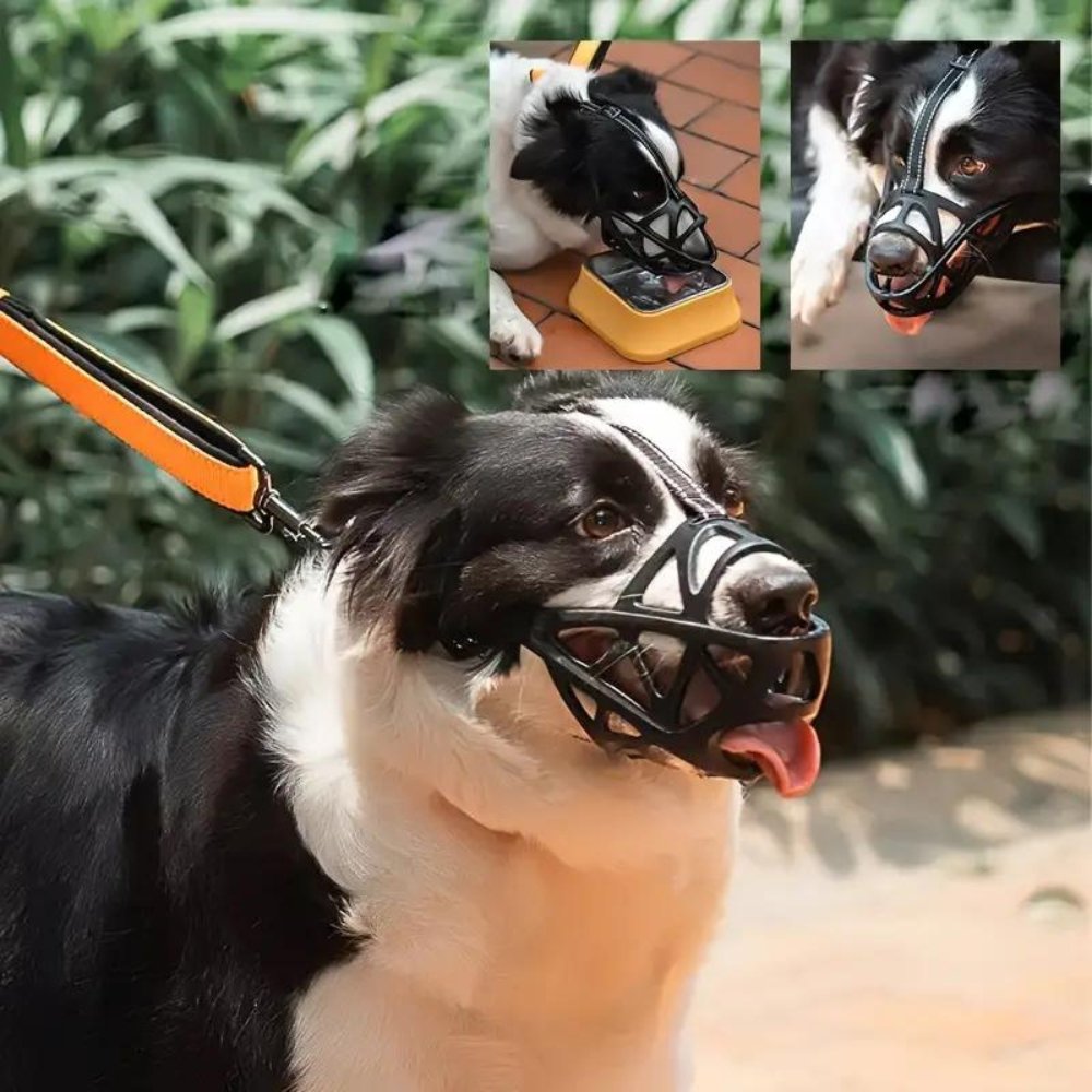 Dog Muzzle – Effective Anti-Biting and Anti-Barking Solution, Breathable and Comfortable