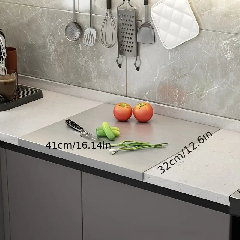 Double-Sided Stainless Steel Cutting Board – Hygienic and Non-Slip