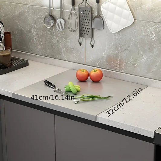 Double-Sided Stainless Steel Cutting Board – Hygienic and Non-Slip