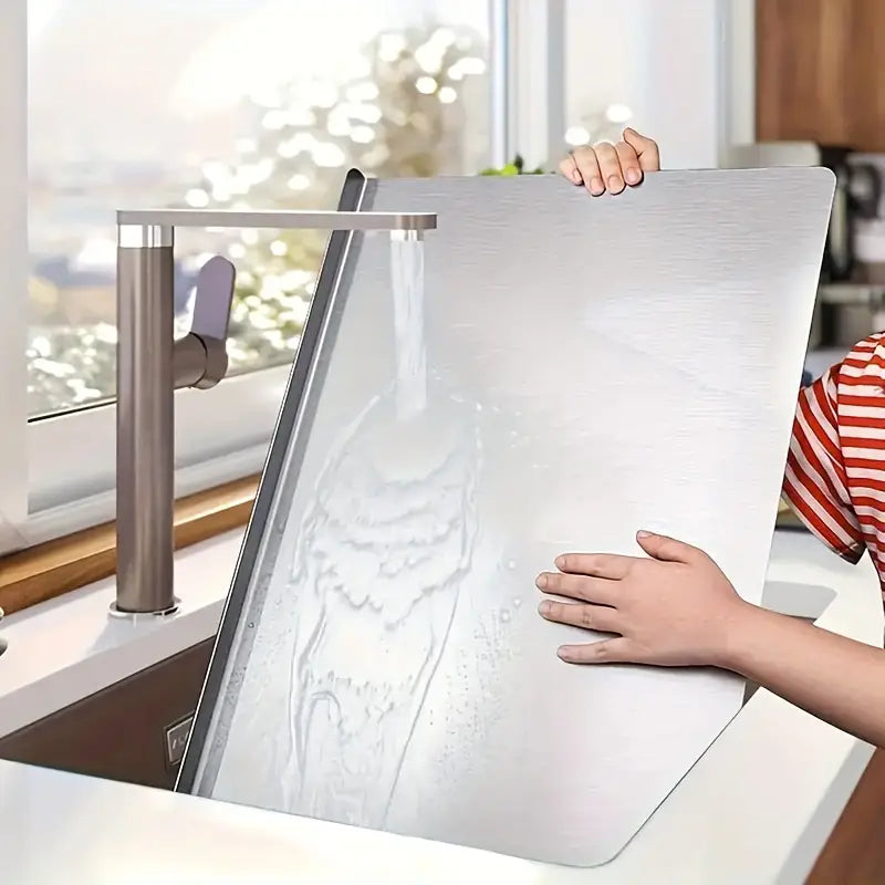 Double-Sided Stainless Steel Cutting Board – Hygienic and Non-Slip
