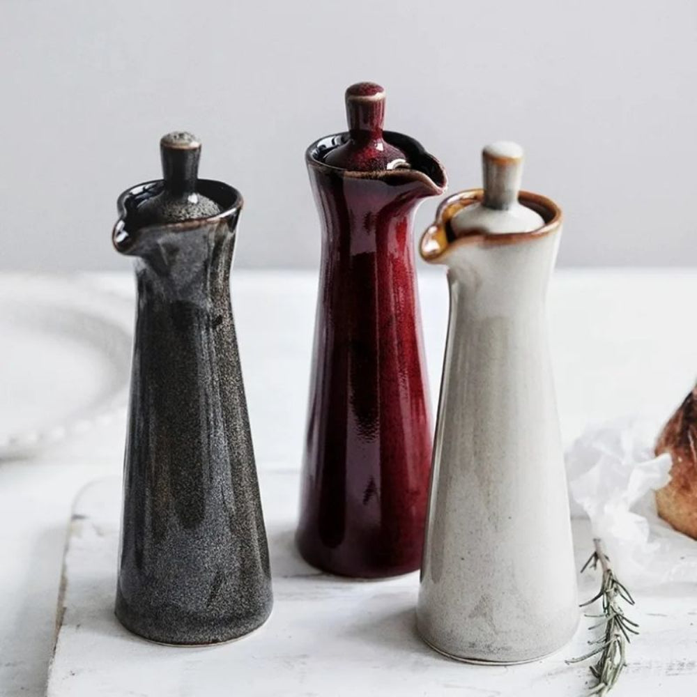 Drip-Free Glass Oil Dispenser