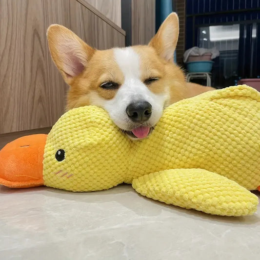 Duck Dog Toy - Squeaky & Teeth Cleaning