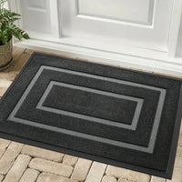 Durable Rubber Doormat, Waterproof and All-Weather