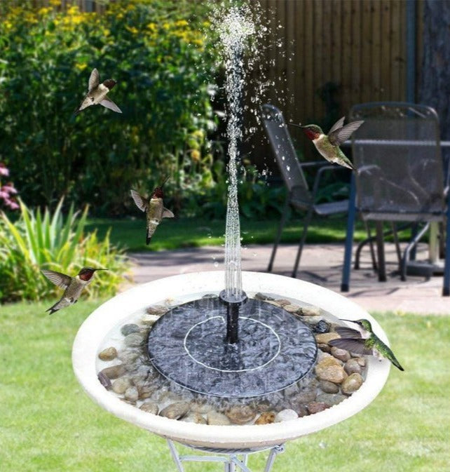 Eco-Friendly Solar Fountain That Adds Charm to Any Garden