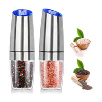 Electric Gravity Induction Salt and Pepper Grinder