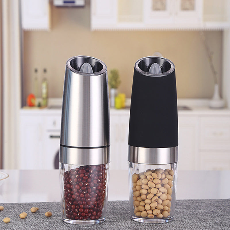 Electric Gravity Induction Salt and Pepper Grinder