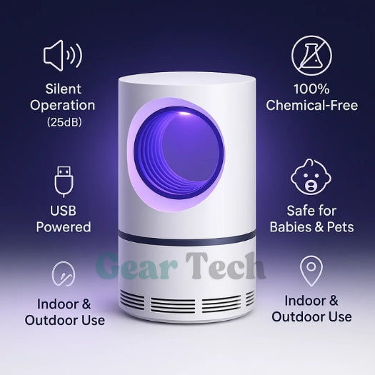 Electric UV Fly Catcher and Mosquito Lamp for Indoor and Outdoor