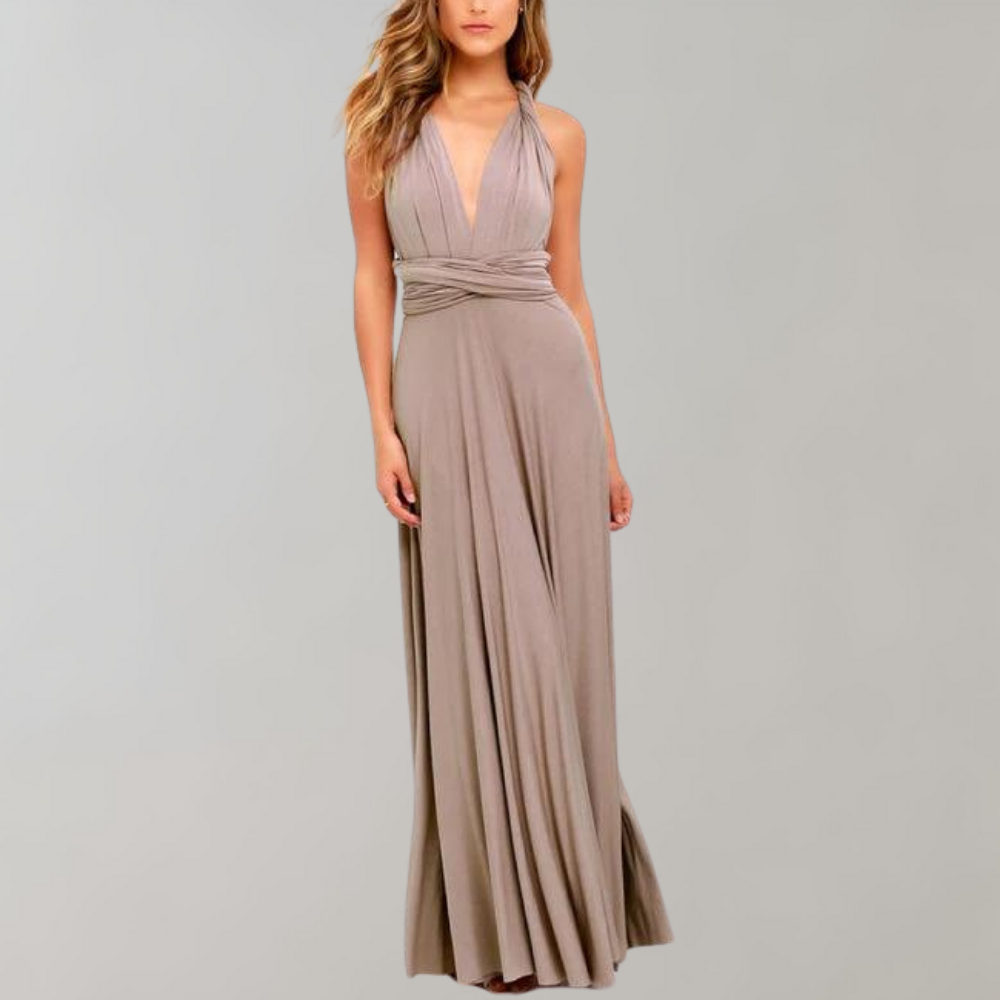Elegant and Comfortable Wrap Summer Dress
