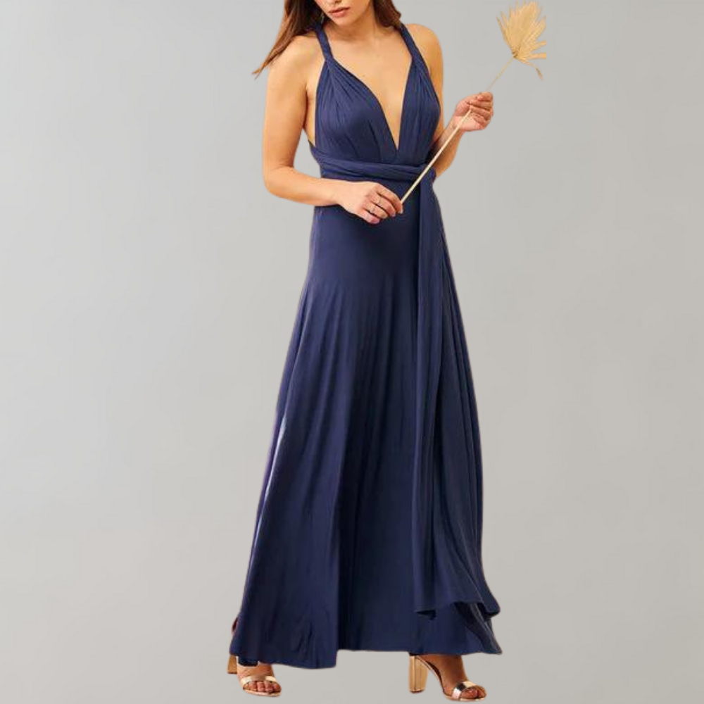 Elegant and Comfortable Wrap Summer Dress