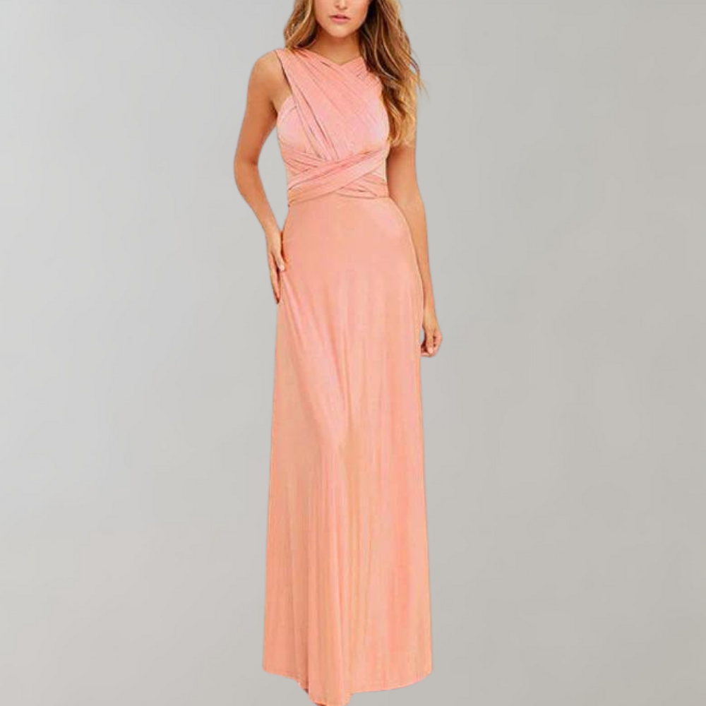 Elegant and Comfortable Wrap Summer Dress