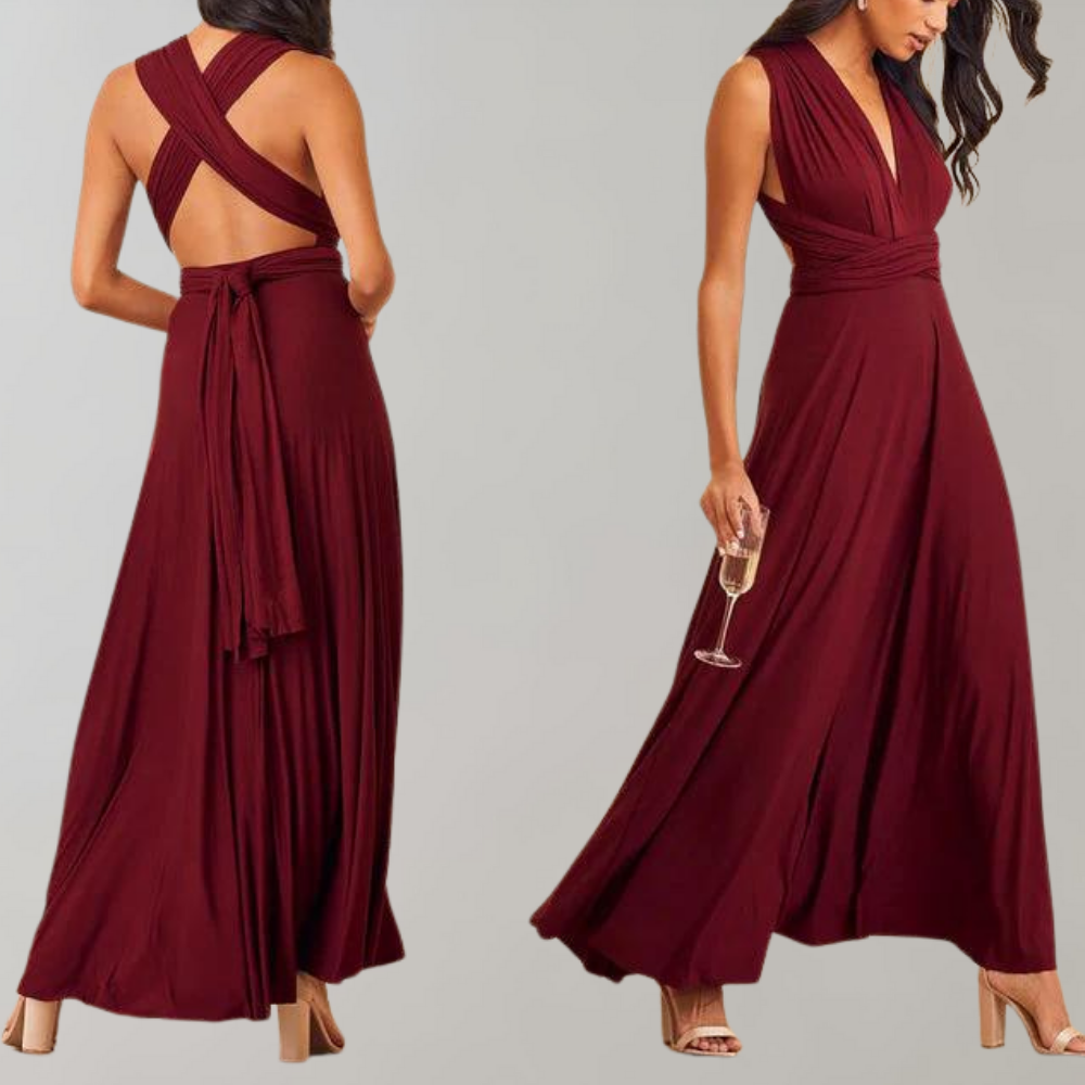 Elegant and Comfortable Wrap Summer Dress