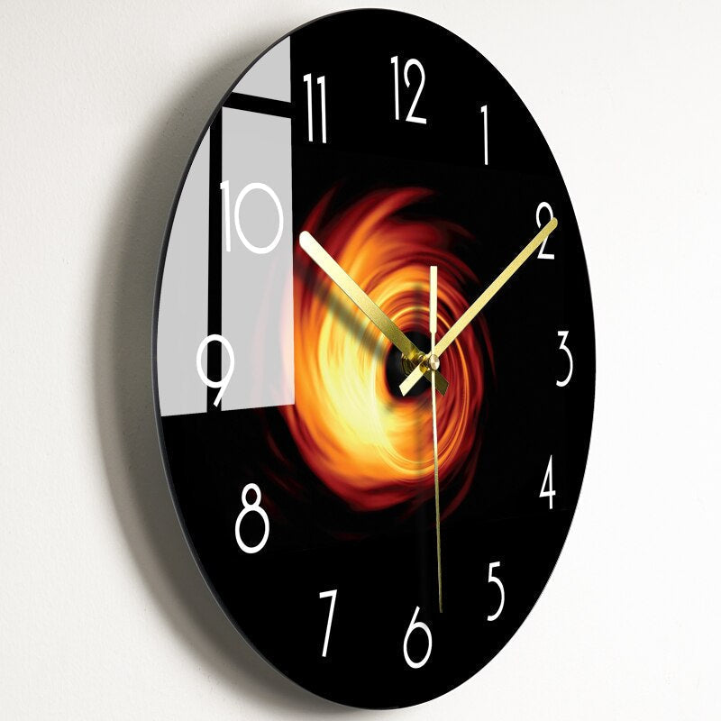 Elegant Glass Wall Clock
