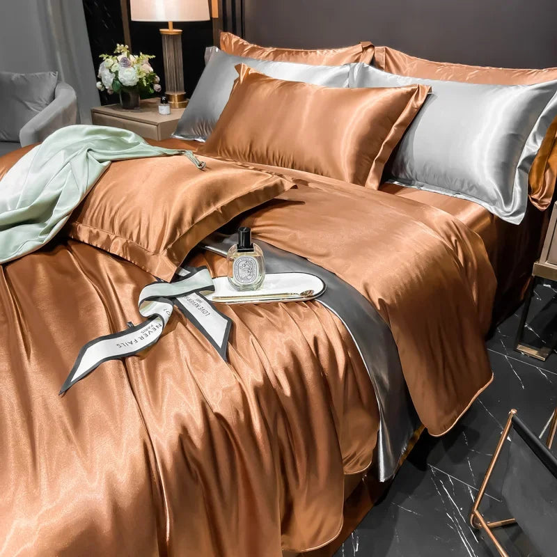 Elegant Silk Bedding with Refined Sheen and Natural Temperature Regulation