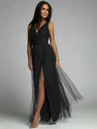 Elegant V-Neck Wrap Dress