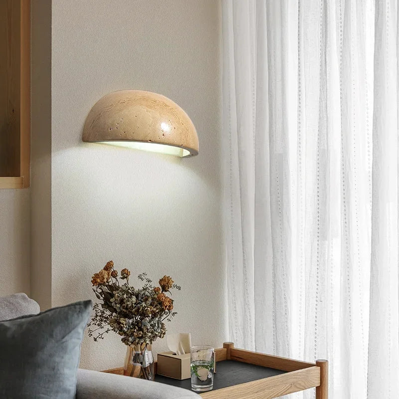 Energy-Efficient Stone LED Wall Light
