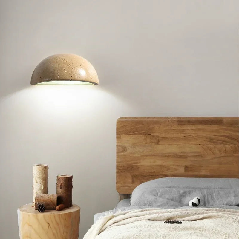 Energy-Efficient Stone LED Wall Light