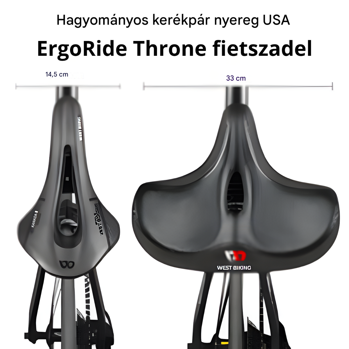 Ergonomic Bicycle Saddle