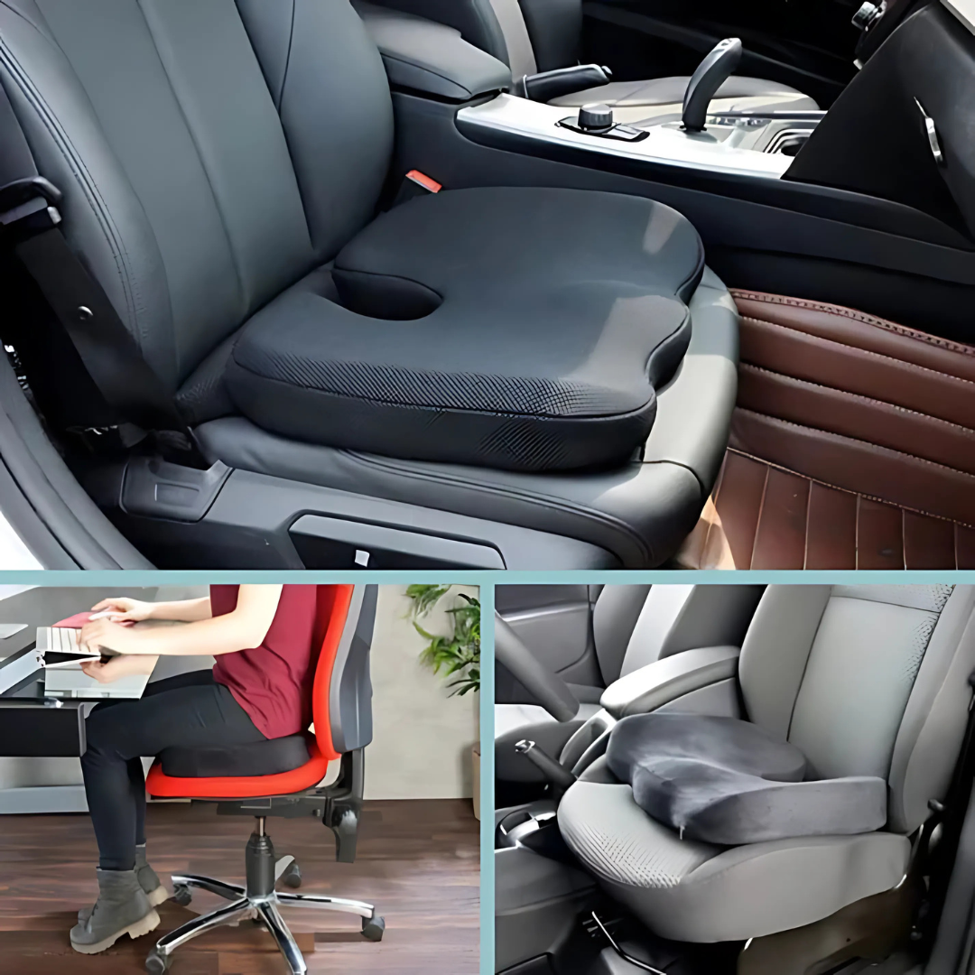 Ergonomic Memory Foam Coccyx Seat Cushion