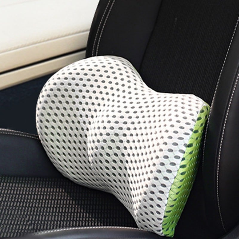 Ergonomic Memory Foam Lumbar Support Cushion for Office, Car & Home