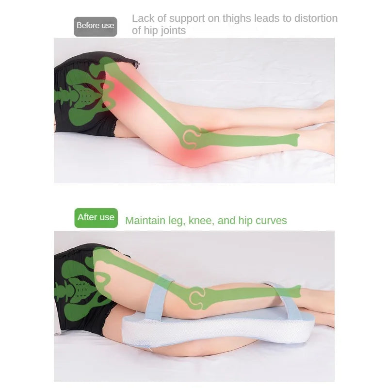 Ergonomic Memory Foam Sleeping Leg Pillow for Optimal Support