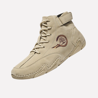 Ergonomic Waterproof Lace-Up Ankle Boots