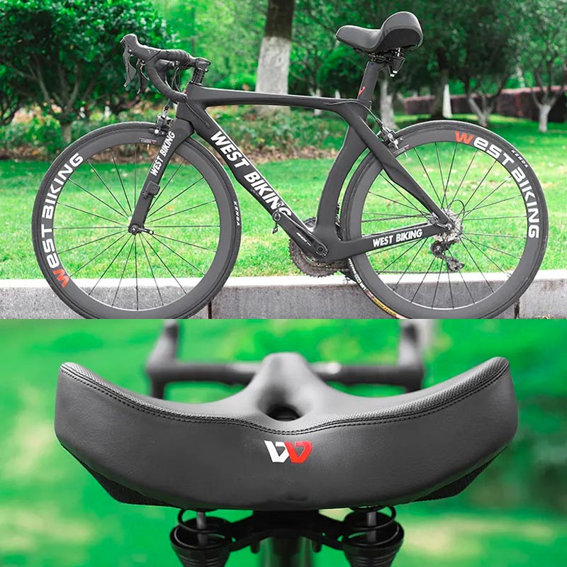 Ergonomic & Weatherproof Comfort Bike Saddle