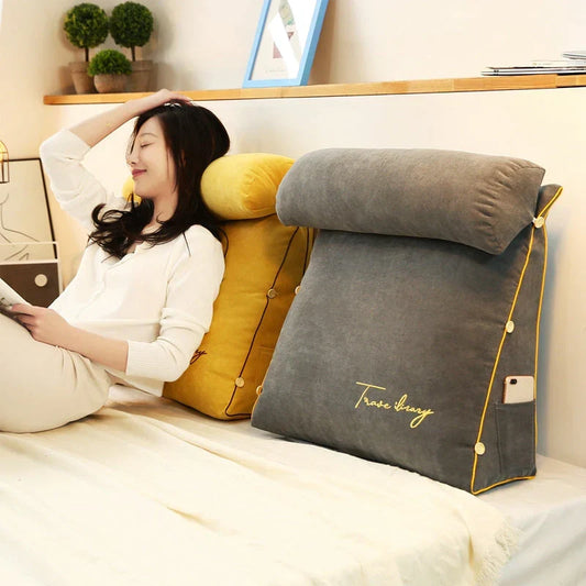Ergonomic Wedge Back Support Pillow - Comfortable Design