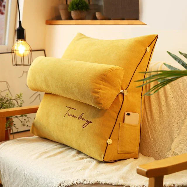 Ergonomic Wedge Back Support Pillow - Comfortable Design