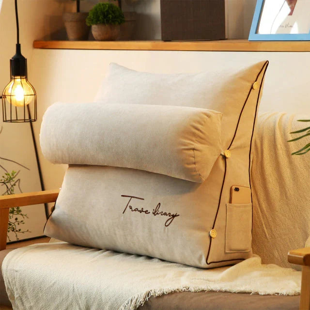 Ergonomic Wedge Back Support Pillow - Comfortable Design