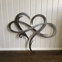 Eternal Love Stainless Steel Wall Decor for the Home