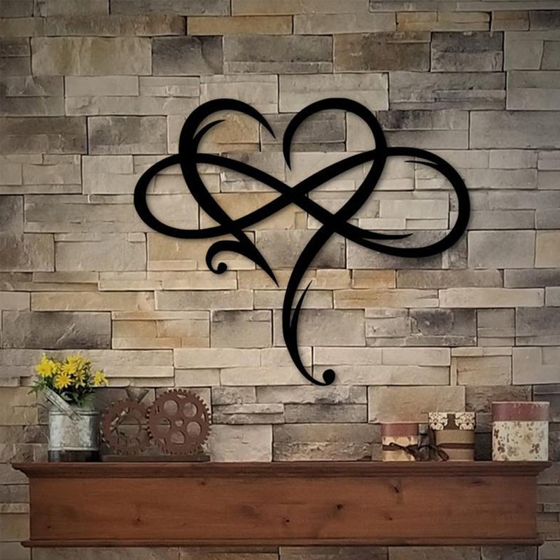 Eternal Love Stainless Steel Wall Decor for the Home