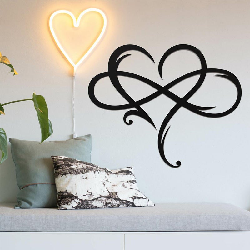 Eternal Love Stainless Steel Wall Decor for the Home