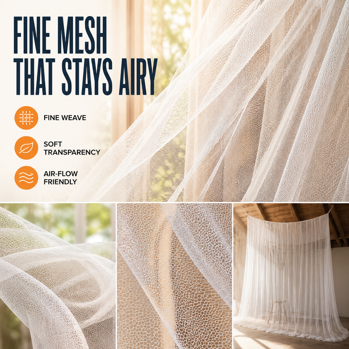 Extra Large Hanging Mosquito Net