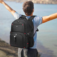 Extra-Large Unisex Water-Resistant 50L Travel Laptop Backpack