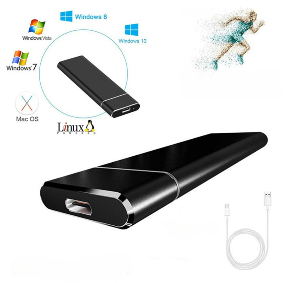 Fast Portable External Aluminium SSD