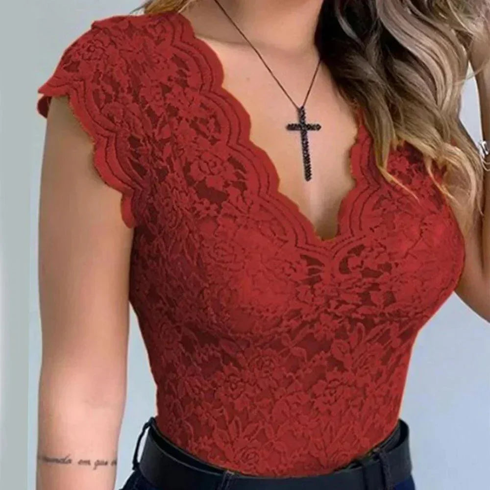 Fitted Sleeveless Top - Crystal