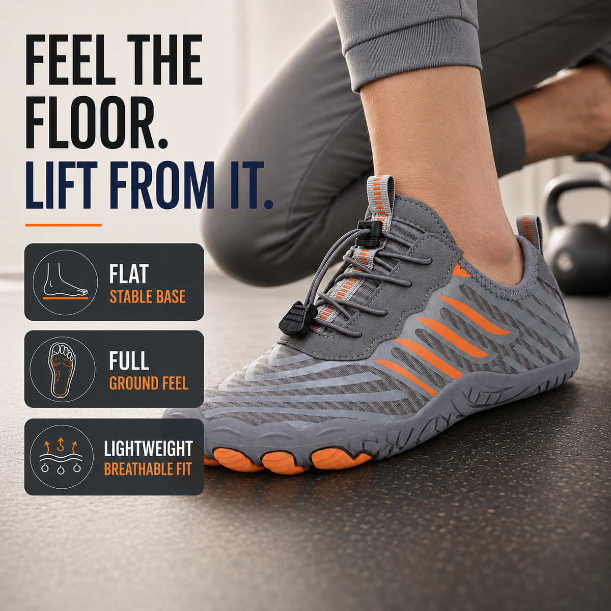 Flat-Sole Barefoot Gym Training Shoes