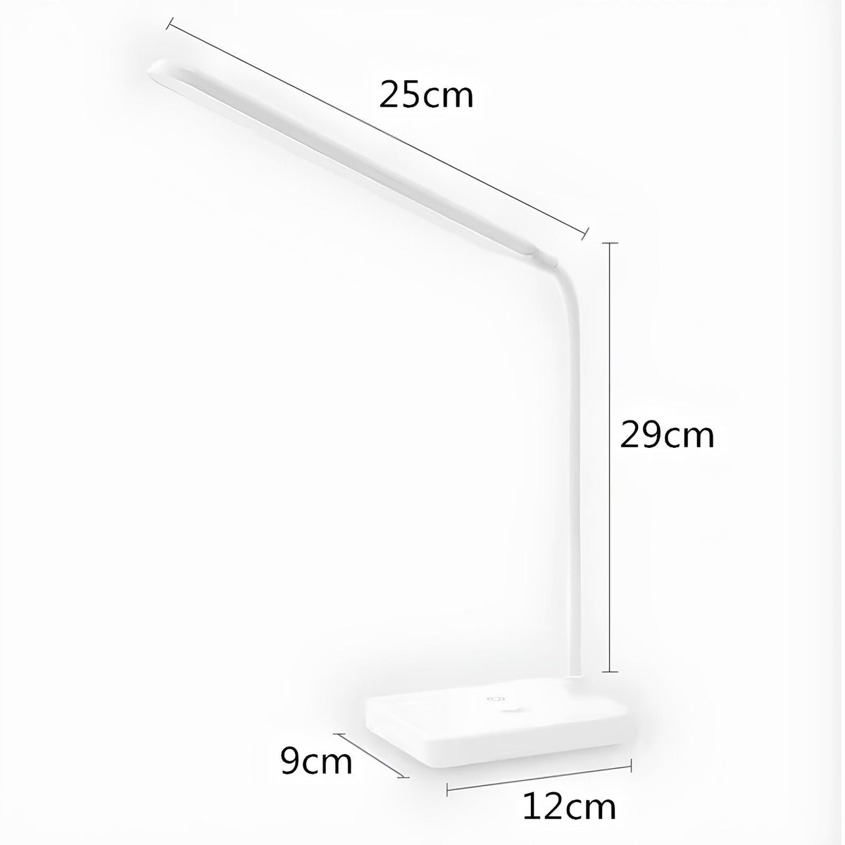 Flexible Rechargeable LED Desk Lamp with 3 Color Temperatures