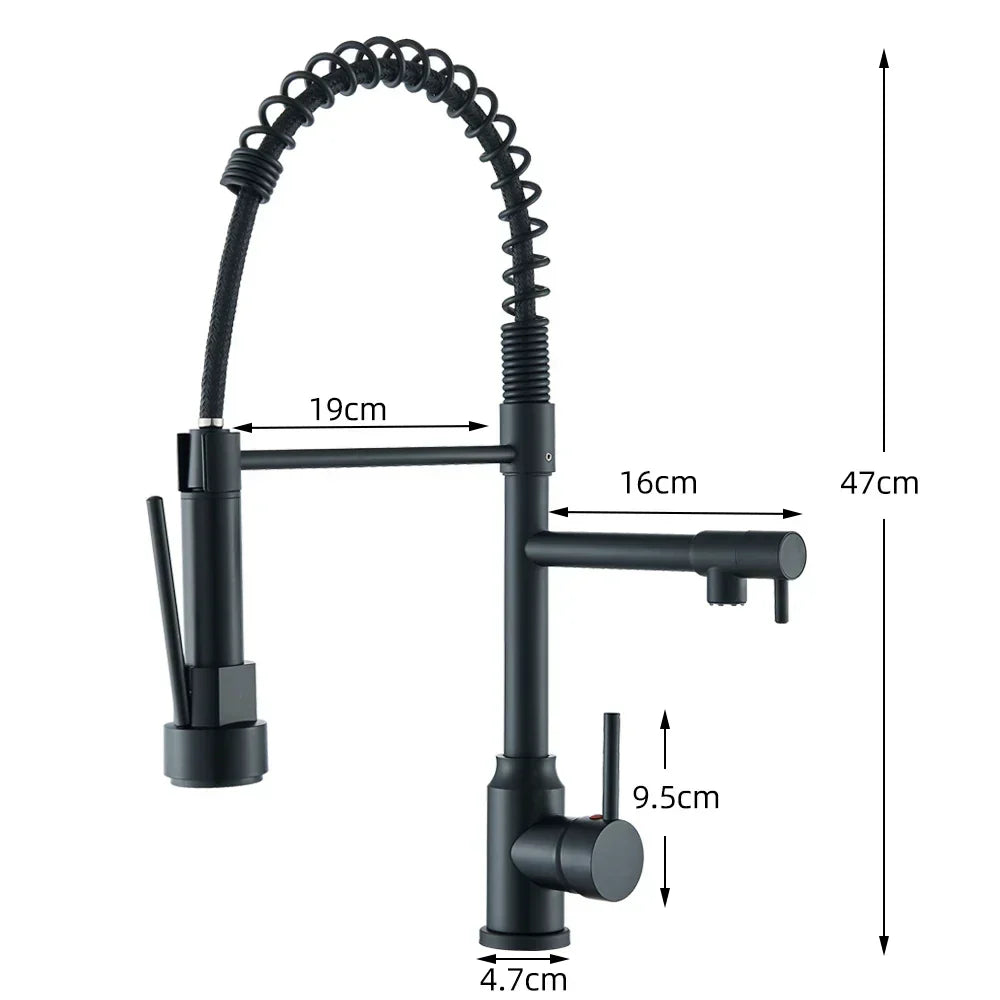 Flexible Spring Kitchen Faucet